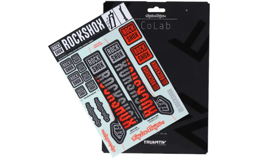 Preis Gesenkt RockShox Dekor Troy Lee Designs Decal Kit Pike, Lyrik, Yari, Domain, Revel. (2018+) - Gold
