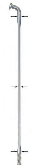 SPEICHEN SAPIM FORCE NIRO 2,2 X 1,8 X 2,0 X 260 MM 100 Stk. Preis Gesenkt