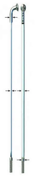 SPEICHEN SAPIM CX-RAY NIRO 2 X 290 MM SCHWARZ 20 Stk. Abverkauf