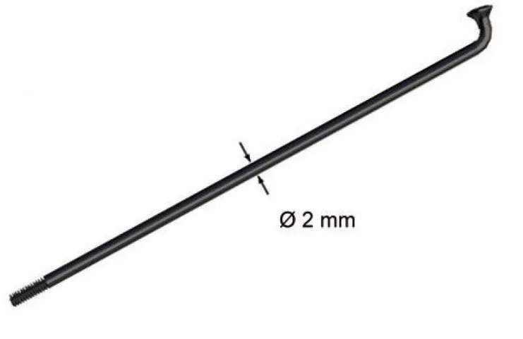 Begrenztes Angebot SPEICHEN SAPIM 2 X 256MM SCHWARZ LEADER 100 Stk.