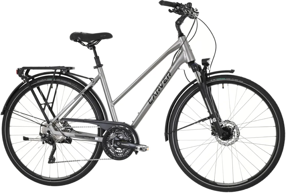 Carver Tour 130 - 28 Zoll - Trapez - titan black white - Größe 45 CM Preisreduziert