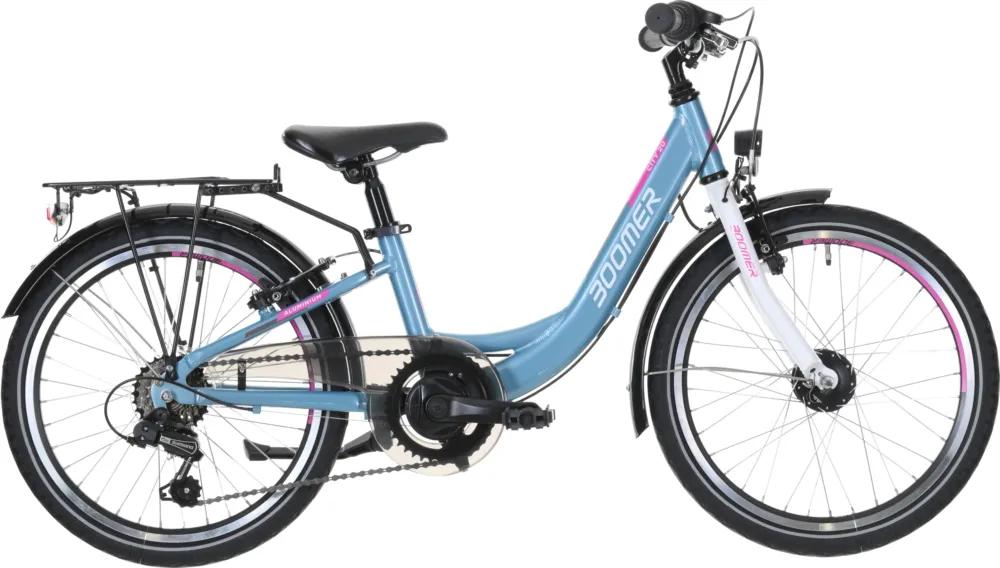 Boomer CITY 20 - 20 Zoll - Tiefeinsteiger - grey blue/white/pink - Größe 26 CM Sichere Zahlung