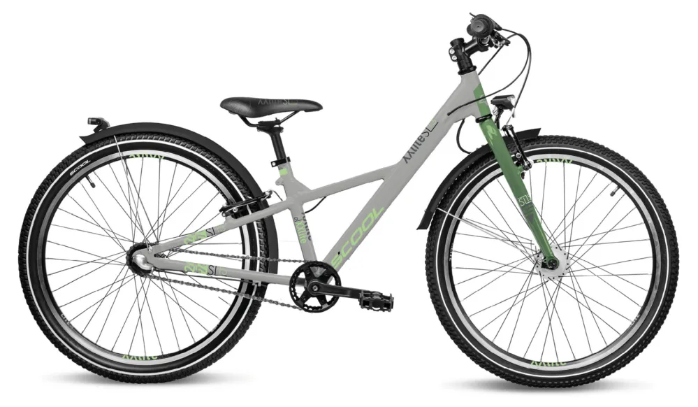S'cool XXlite SL 20 3-Gang - 20 Zoll - Y-Form - silver/pastel green - Größe 28 CM Kostenfreie Lieferung
