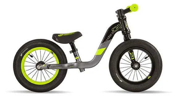 Knallerangebot S'cool pedeX 1 - 12 Zoll - Dark Grey/Lime - Größe One Size