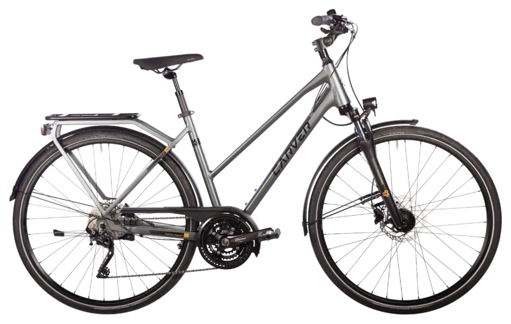 Billig Carver Tour 140 30s - 28 Zoll - Trapez - darkanthracite black gold - Größe 50 CM