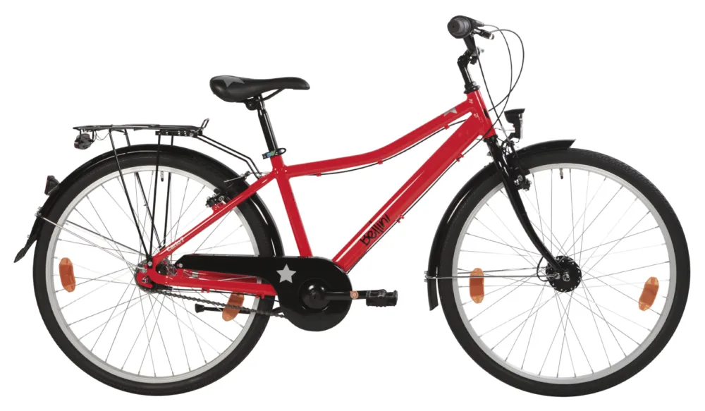 Echt Bellini Carlo 7 - 26 Zoll - Diamant - neon red black glossy - Größe 46 CM