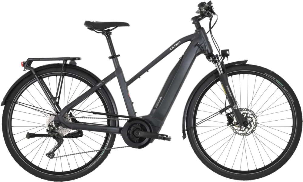 Kracherpreis Carver Route E.430 - 500 Wh - 28 Zoll - Trapez - deep anthracite/black/white - Größe 45 CM