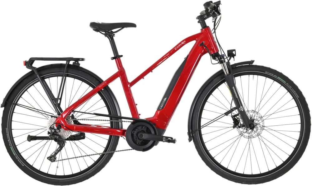Carver Route E.430 - 500 Wh - 28 Zoll - Trapez - red/black/silver - Größe 55 CM Knallerangebot