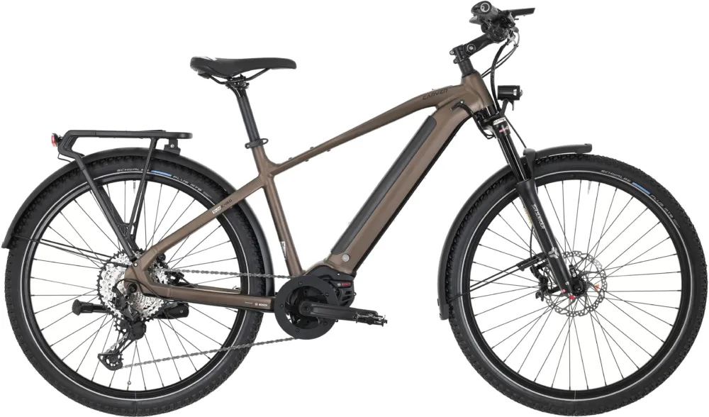 Carver SUV E.450 - 625 Wh - 27,5 Zoll - Diamant - brown metallic matt - Größe 42 CM Abverkauf