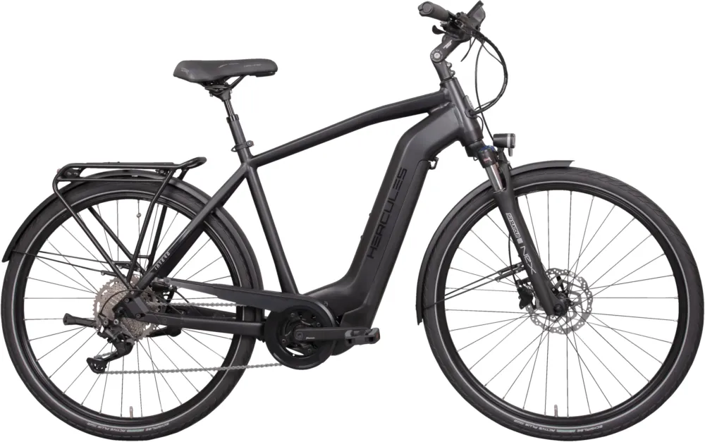 Hercules Intero Sport I-10 - 630 Wh - 28 Zoll - Diamant - black matt - Größe 53 CM Billig