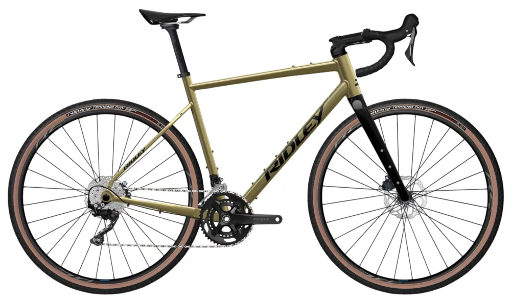 Geprüft Ridley Kanzo Adventure Alu GRX400 2x10 - 28 Zoll - Diamant - 2026 - Bronze Green // PC62 - Größe XS