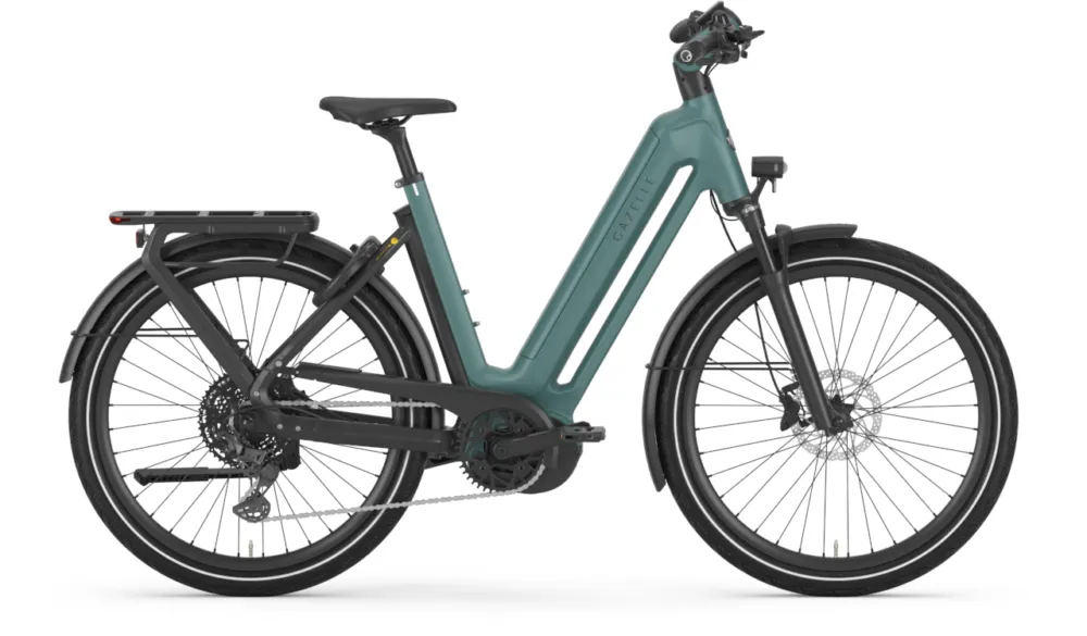 Garantierte Lieferung Gazelle Eclipse T11 HMB - 750 Wh - 27,5 Zoll - Tiefeinsteiger - 2026 - thyme green matte - Größe 50 CM