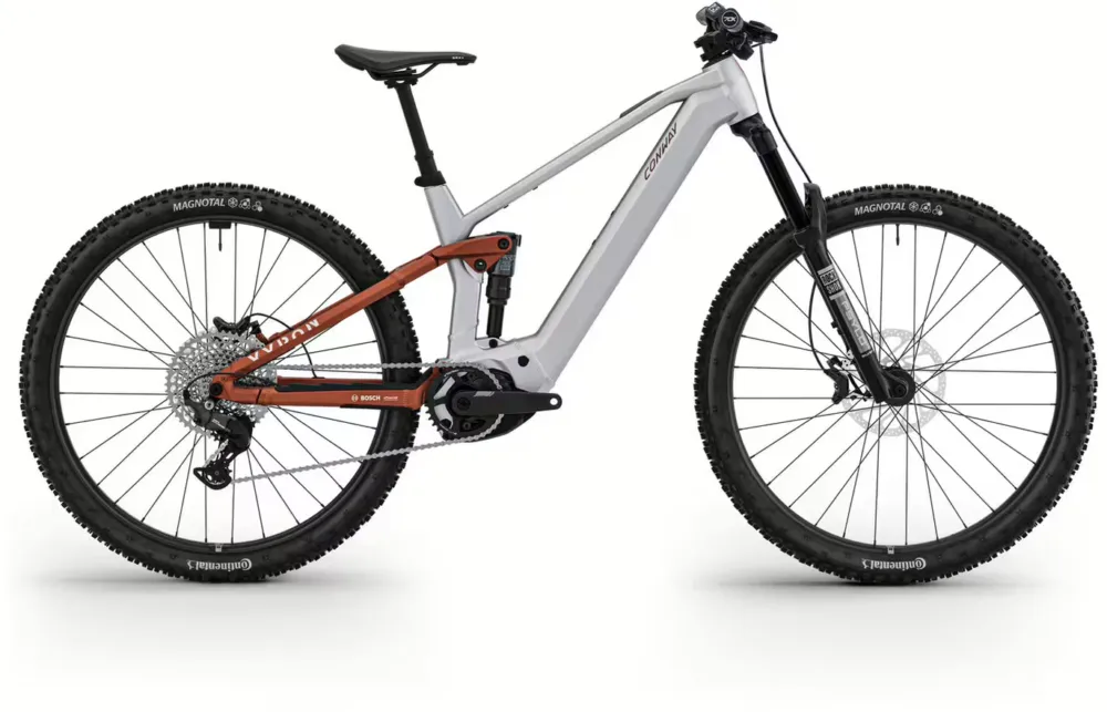 Nur Heute Conway Xyron S 2.0 - 600 Wh - 29 Zoll - Fully - alu raw matt / rust red matt - Größe M / 42 CM