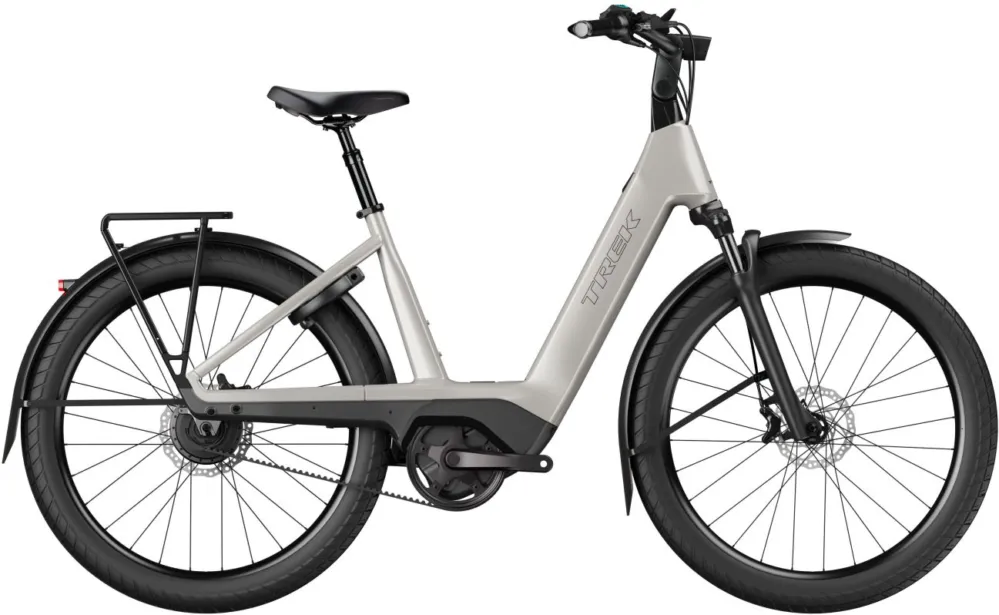 Online Kaufen Trek Charter+ 4 Enviolo Belt Lowstep - 800 Wh - 27,5 Zoll - Tiefeinsteiger - 2026 - Lunar Silver - Größe L