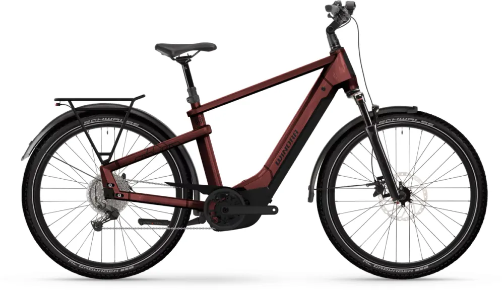 Neu Winora Yakun X10 - 800 Wh - 27,5 Zoll - Diamant - 2026 - warm red - Größe M