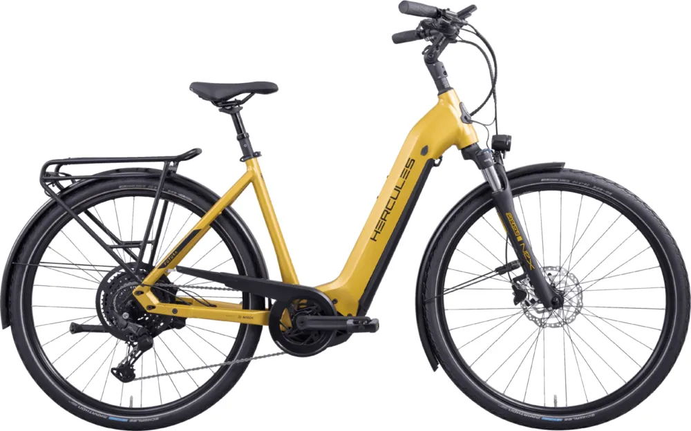 Hercules Futura I-10 - 625 Wh - 28 Zoll - Tiefeinsteiger - gold-matt - Größe 53 CM Direkt Vom Hersteller