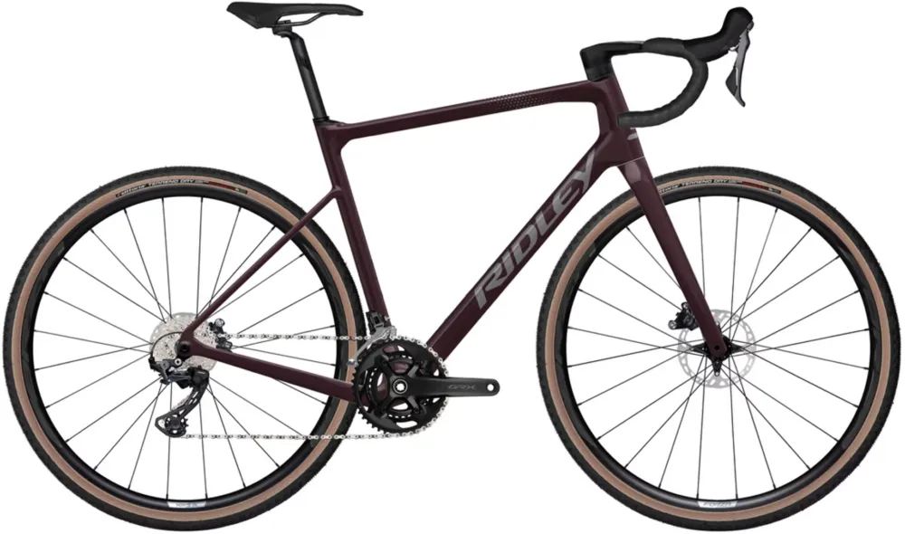 Kostenloser Rückversand Ridley Grifn Gravel - Shimano GRX600 - 28 Zoll - Diamant - Dark Plum Metallic / 104 / GRC02Cm - Größe M