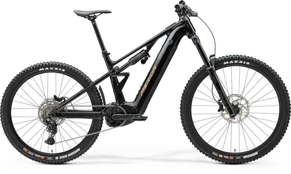 Günstig Merida eOne-Eighty 400 - 600 Wh - 29 - 27,5 Zoll - Fully - metallic black - Größe M