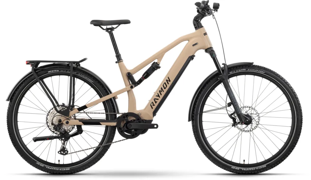 Raymon Crossray Ultra - 800 Wh - 29 Zoll - Fully - sand/black/honey - Größe S Nur Für Kurze Zeit