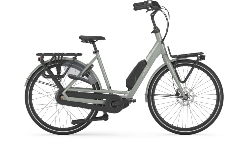 Versand Am Gleichen Tag Gazelle Bloom C310 HMS - 630 Wh - 28 Zoll - Tiefeinsteiger - 2026 - Clay Green - Größe 53 CM