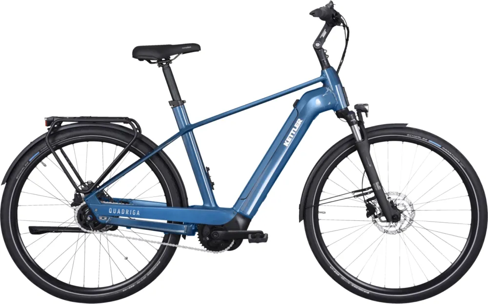 Kostenloser Rückversand Kettler Quadriga P5 RT - 625 Wh - 28 Zoll - Diamant - dark blue shiny - Größe 58 CM