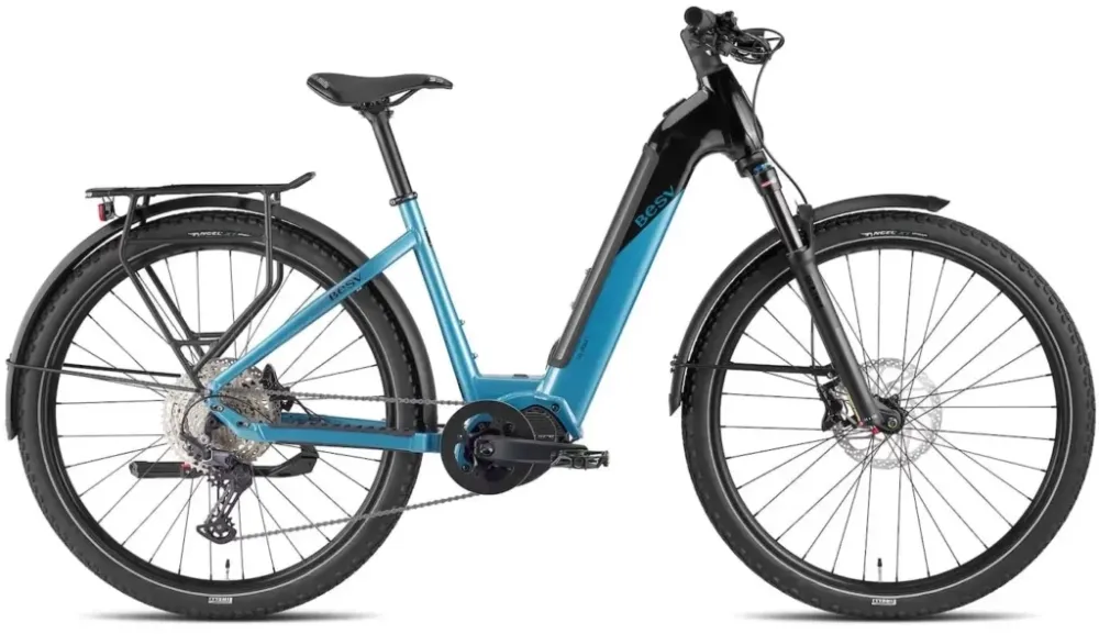 BESV TRX URBAN 1.1 Low Step - 720 Wh - 29 Zoll - Tiefeinsteiger - metallic blue/night black - Größe L Neu