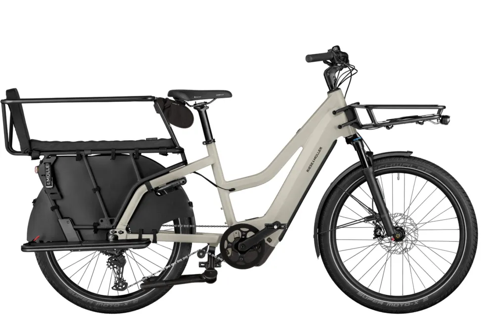 Riese und Müller Multicharger3 Mixte FAMILY - 625 Wh - 26 Zoll - Trapez - 2026 - desert-black matt - Größe 47 CM Sichere Zahlung
