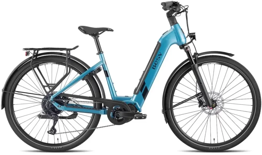Kostenloser Versand BESV TR 1.2 Low Step - 630 Wh - 28 Zoll - Tiefeinsteiger - metallic blue - Größe XS