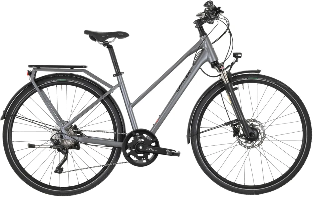 Carver Route 140 20s - 28 Zoll - Trapez - 2026 - anthracite black reflective - Größe 50 CM Preisreduziert