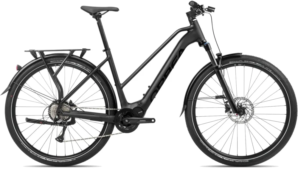 Orbea Kemen MID 40 - 540 Wh - 28 Zoll - Trapez - Metallic Night Black (Matt-Gloss) - Größe M Sonderaktion