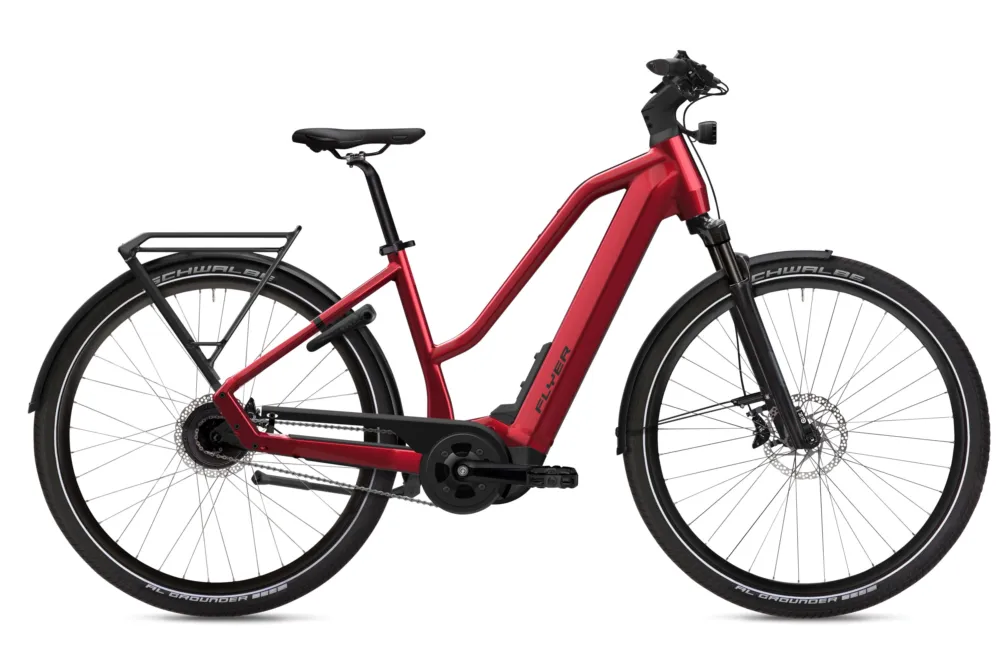 Begrenztes Angebot Flyer G1 Upstreet 5.40 - 630 Wh - 29 Zoll - Trapez - Mercury Red Gloss - Größe M