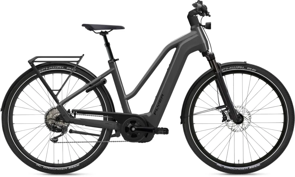 Neu Flyer G1 Gotour 7.10 - 750 Wh - 28 Zoll - Trapez - Cold Anthracite Gloss - Größe S