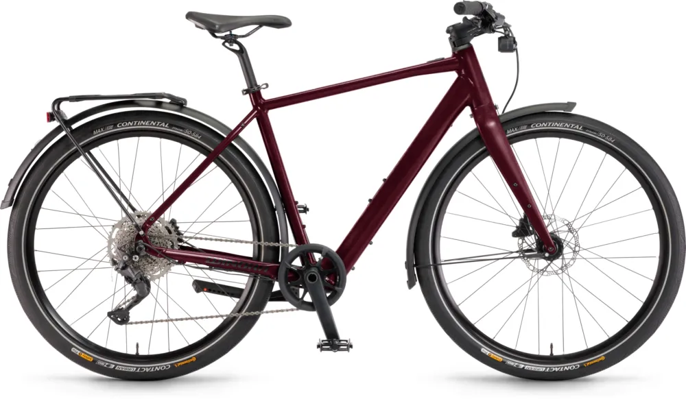 Winora E-Flitzer - 250 Wh - 27,5 Zoll - Diamant - Darkcherry matt - Größe 46 CM Solange Der Vorrat Reicht