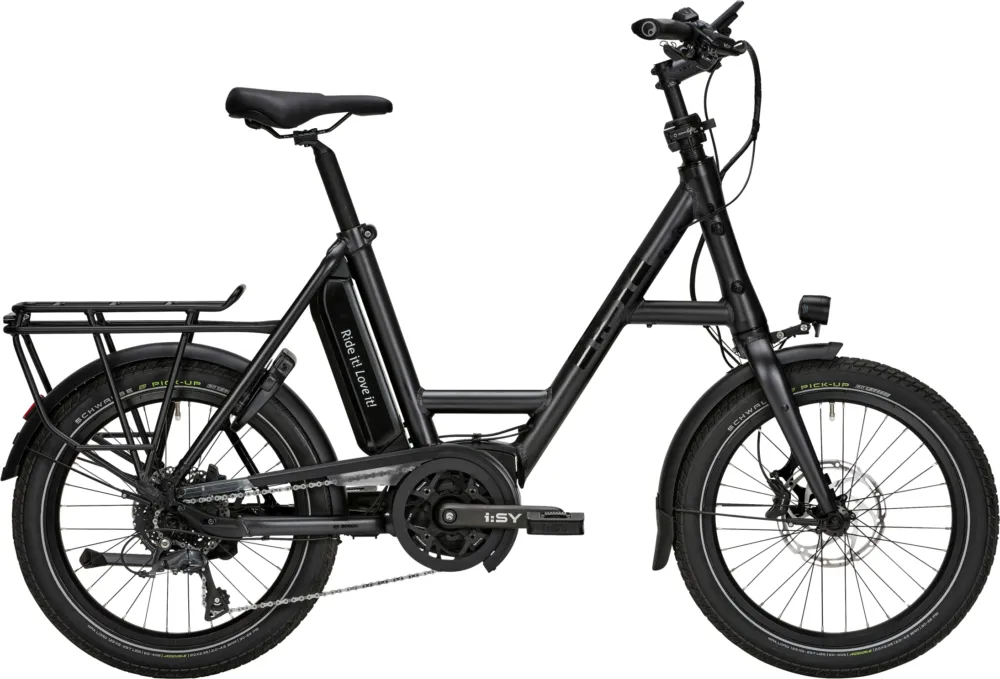 ISY S8 K - 545 Wh - 20 Zoll - Compact - pepper black, matt - Größe 47 CM Gratis Versand