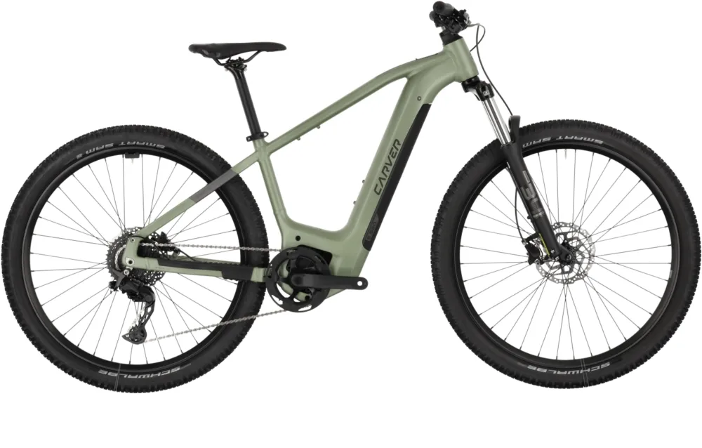 Mega-Angebot Carver Strict E.520 - B-Ware - 625 Wh - 27,5 Zoll - Diamant - pale green/neon orange - Größe 38 CM