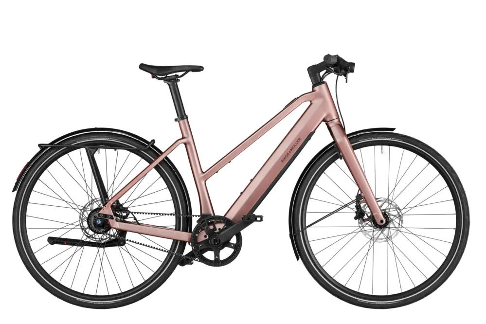 Meistverkauft Riese und Müller UBN Seven silent - 430 Wh - 28 Zoll - Trapez - 2026 - Rose - Größe 51 CM