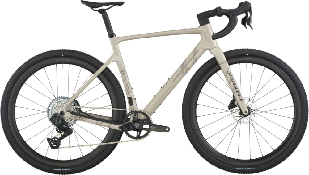 Versand Am Gleichen Tag Scott Addict Gravel 20 - 28 Zoll - Diamant - 2026 - taupe beige - Größe M
