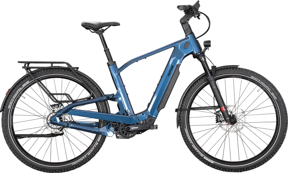 Begrenztes Angebot Kettler Pinniato FS Sport - 960 Wh - 29 Zoll - Fully - modern petrol blue shiny - Größe 48 CM
