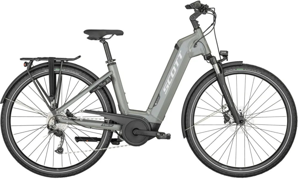 Scott Sub Active eRIDE 10 Unisex - 500 Wh - 28 Zoll - Tiefeinsteiger - Highland Green - Größe L Mega-Angebot