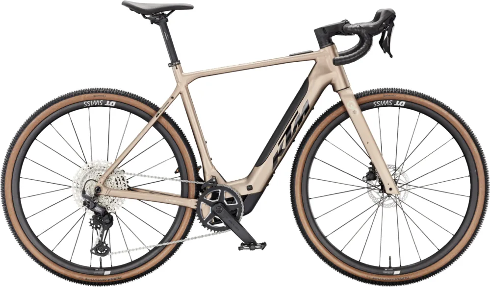 Ausverkauf KTM Macina Gravelator SX 10 - 400 Wh - 28 Zoll - Diamant - 2026 - Muddy Matt/Black Glossy - Größe XL / 59 CM