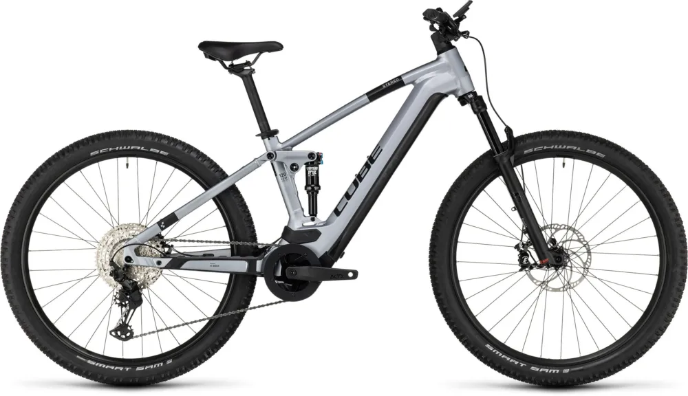 Cube Stereo Hybrid 120 Race 750 - 750 Wh - 29 Zoll - Fully - polarsilver´n´black - Größe 20 ZOLL Kostenloser Rückversand