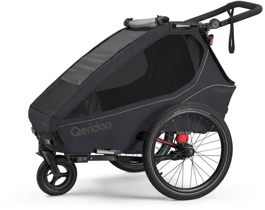 Markenware Qeridoo Kidgoo 2 Phantom Grey - Phantom Grey - Größe ZWEISITZER