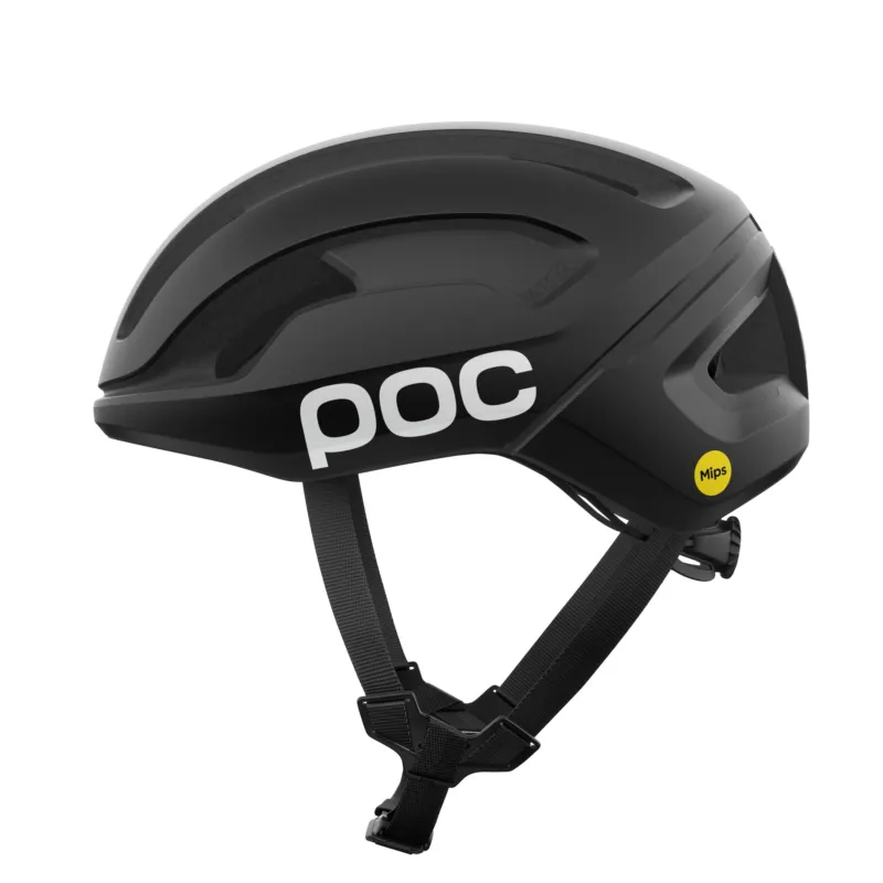 POC Omne Air MIPS - uranium black matt/hydrogen white w. logo - Größe 56-61 cm (L) Markenprodukt