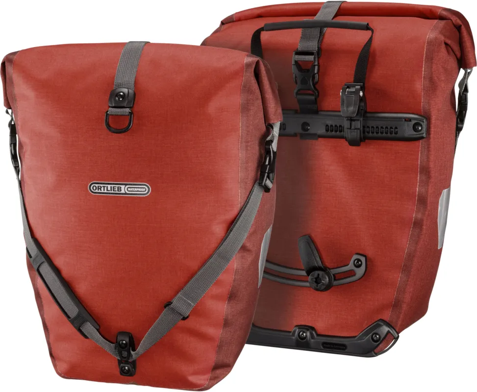 Kostenfreie Lieferung Ortlieb Back-Roller Plus CR QL2.1 - Paar - salsa - dark chili - Größe 40 Liter
