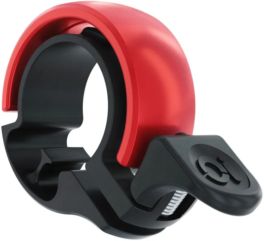 Schneller Versand Knog Fahrradklingel Oi Classic Small - BLACK-RED - Größe One Size