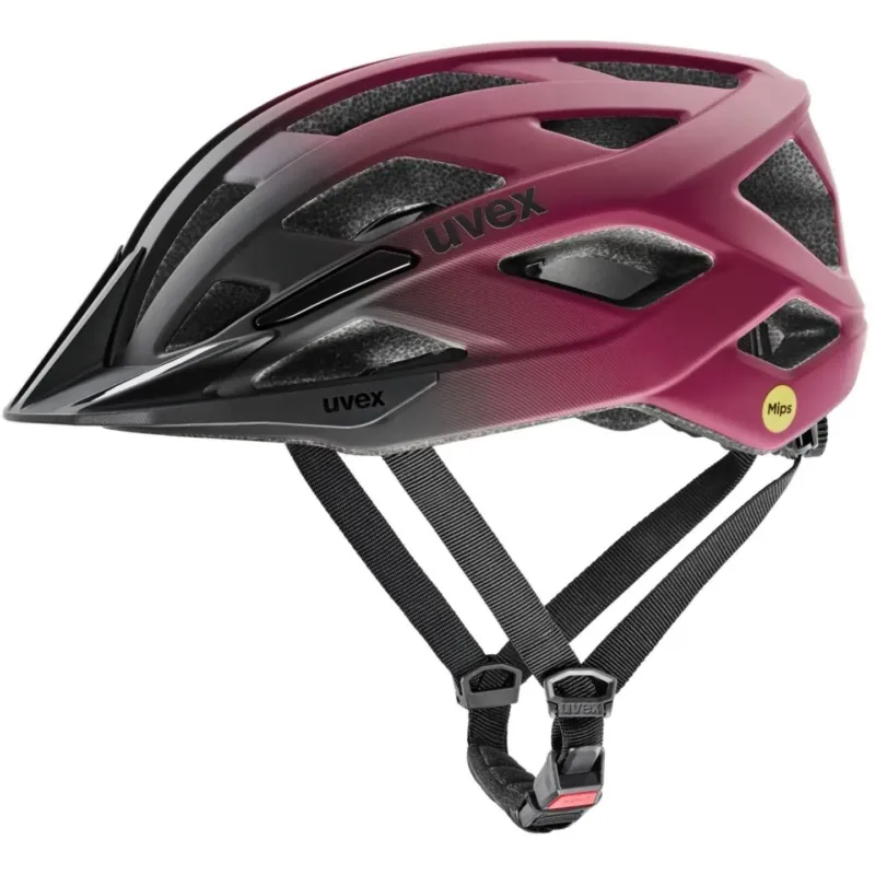 Uvex I-Vo 2 MIPS - cranberry-black matt - Größe 56-60 CM Schneller Versand