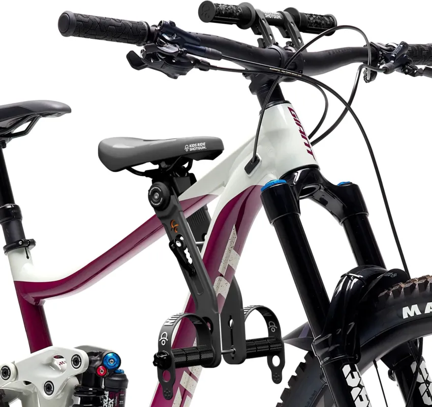 Kids Ride Shotgun 2.0 MTB Front Kindersitz/Lenker Combo Set - black - Größe SET Direktkauf