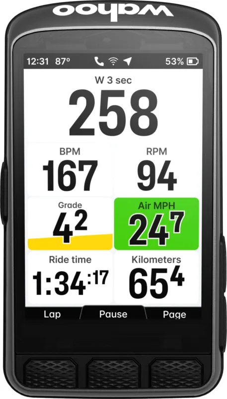 Bestpreis Wahoo ELEMNT ACE GPS Computer - schwarz - Größe One Size