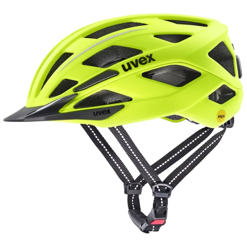 Uvex City I-Vo 2 MIPS - neon/yellow matt - Größe 52-57 CM Kostenloser Rückversand
