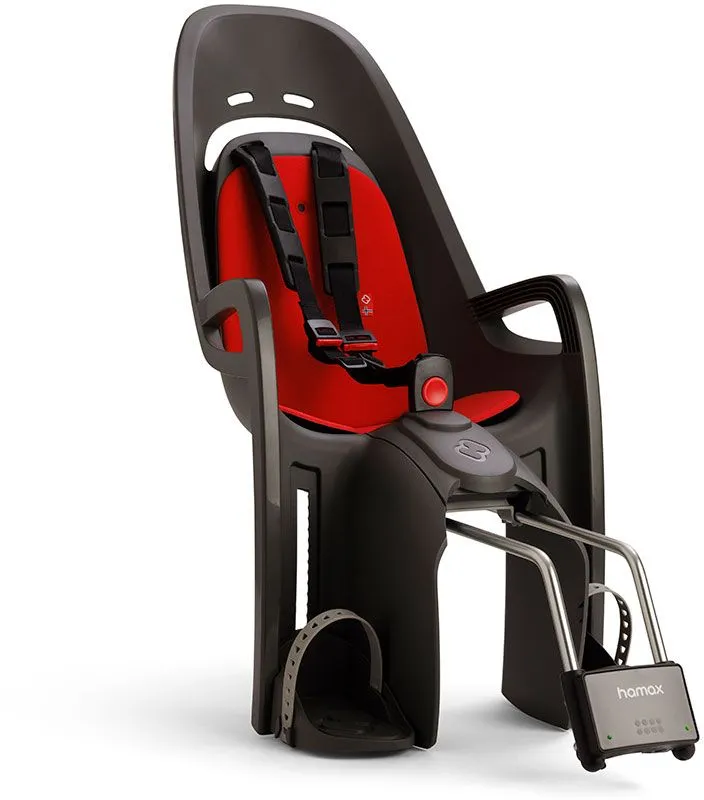 Hamax Zenith mit Rahmenhalterung - Grey-Red - Größe One Size Neu